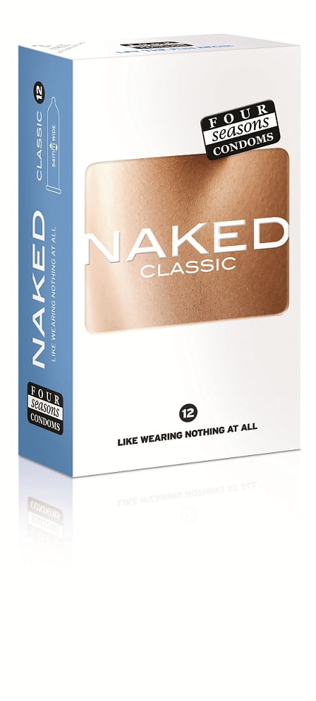 Four Seasons Naked Condoms Average Size Penis Box Of